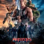 Nicholas Galitzine als He-Man mit seinem Team vor einer Sci-Fi Kulisse